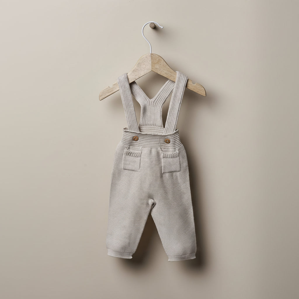 Salopette in Maglia Wellness – Comfort Naturale per il Tuo Bambino - Be Brave Boutique