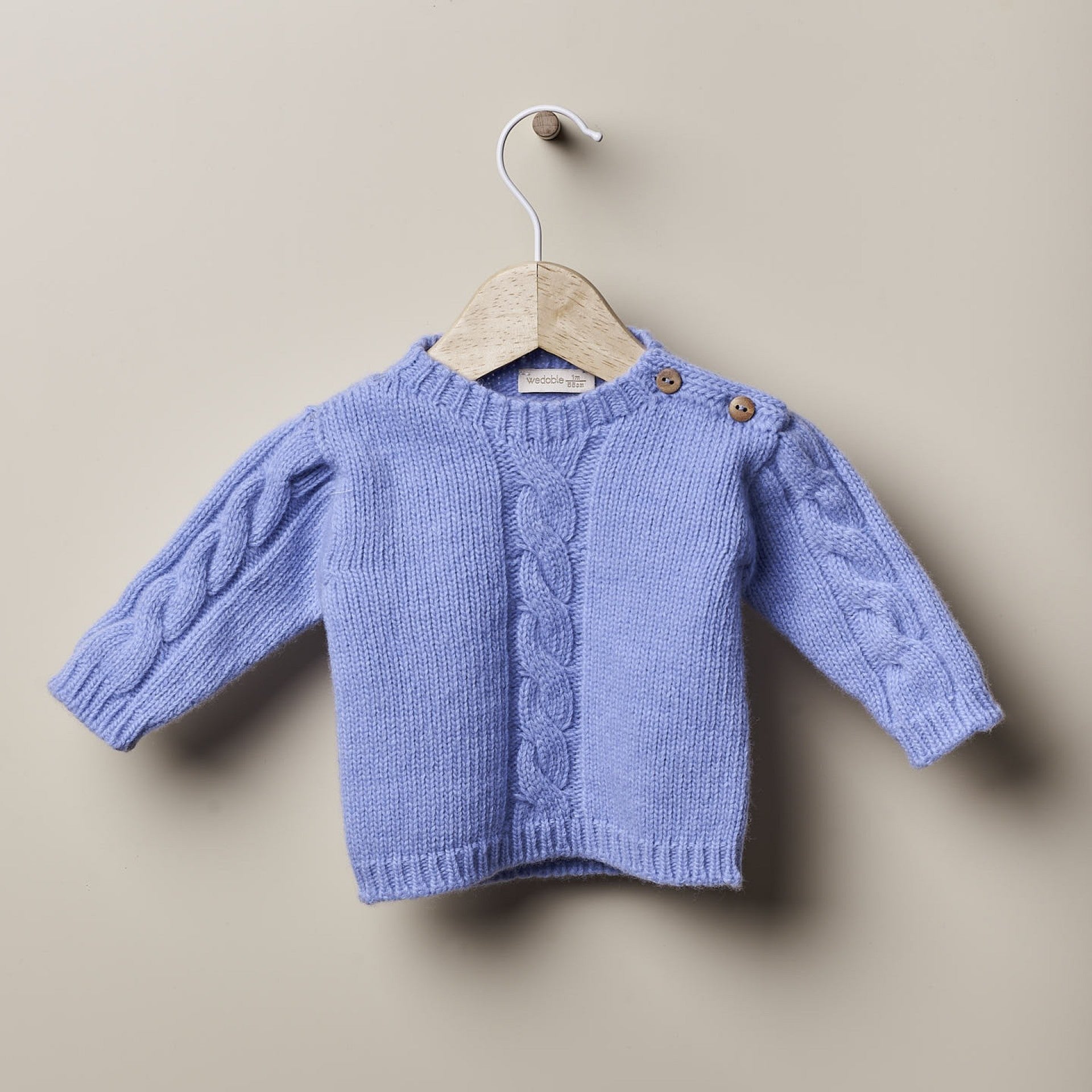 Maglione In Morbida Lana Marino Extrafine Celeste - Be Brave Boutique