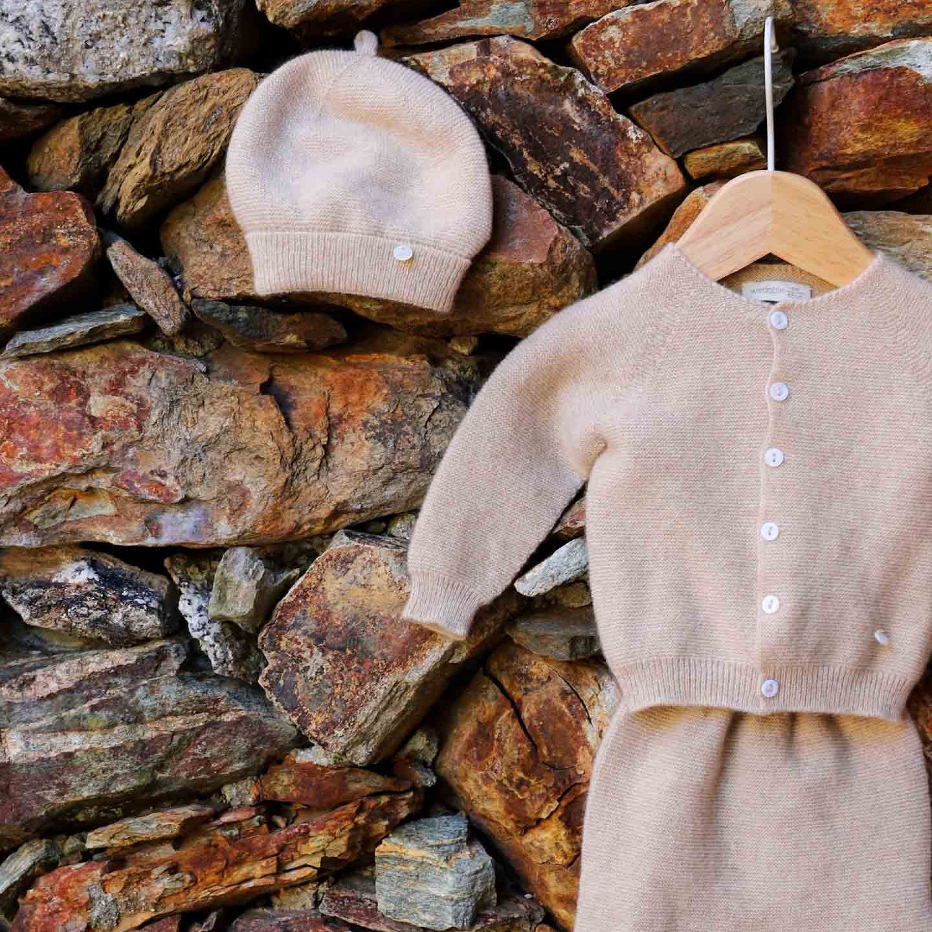 Completo Nascita in cashmere 3 Pezzi