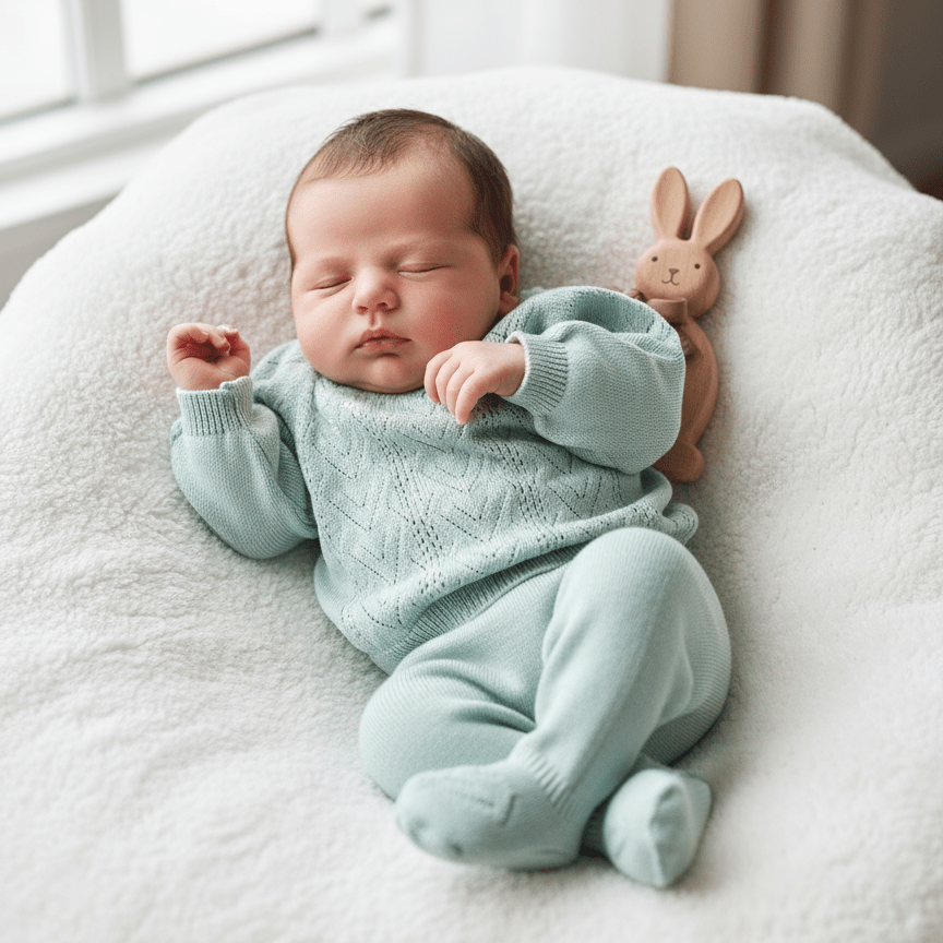 Completo Nascita in Cotone Biologico – ROMANTIC SPRING DAY