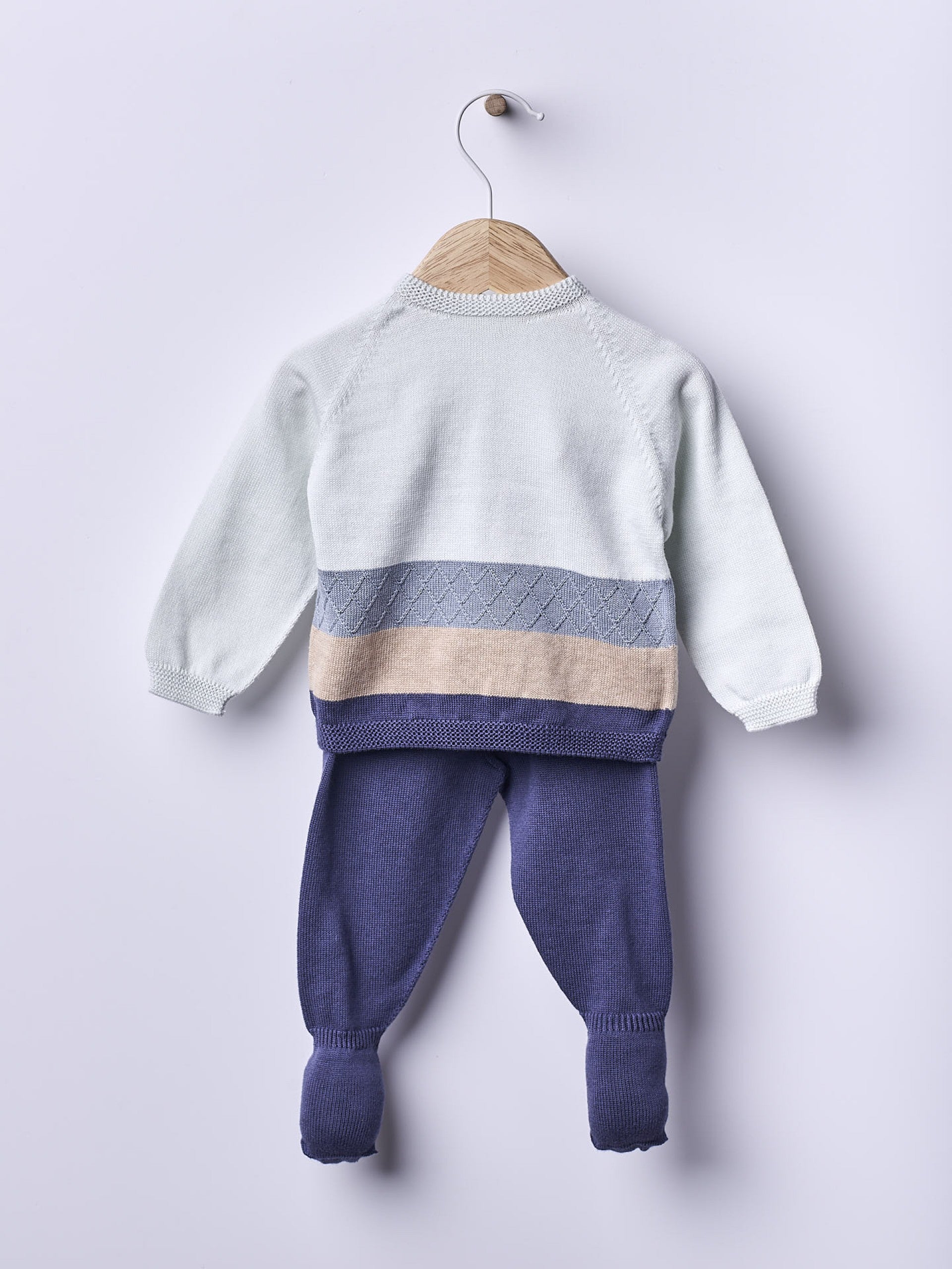 Completo Nascita in Cotone Biologico Sea Breeze - Be Brave Boutique