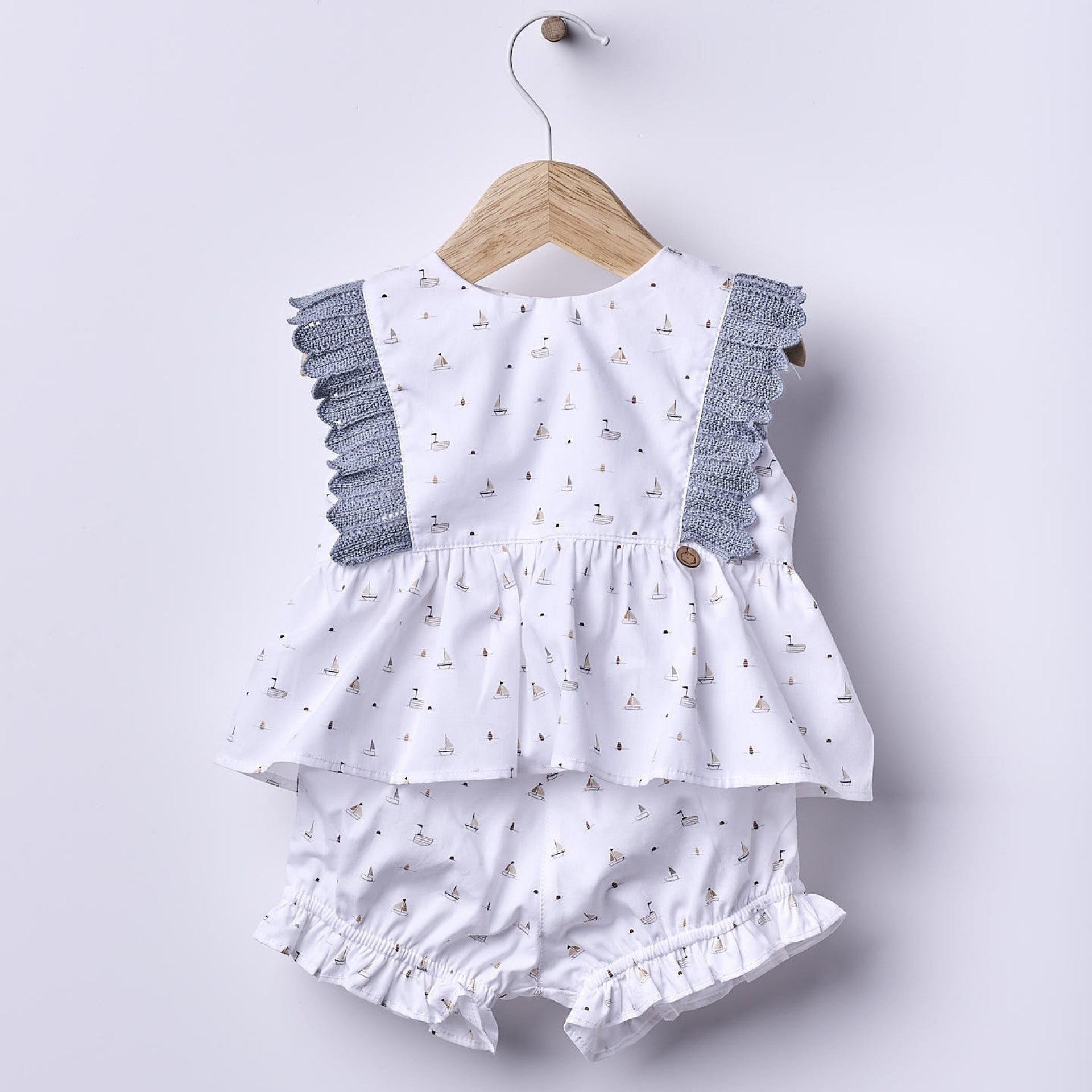 Completo Blusa e Shorts in Cotone Biologico – SEA BREEZE - Be Brave Boutique