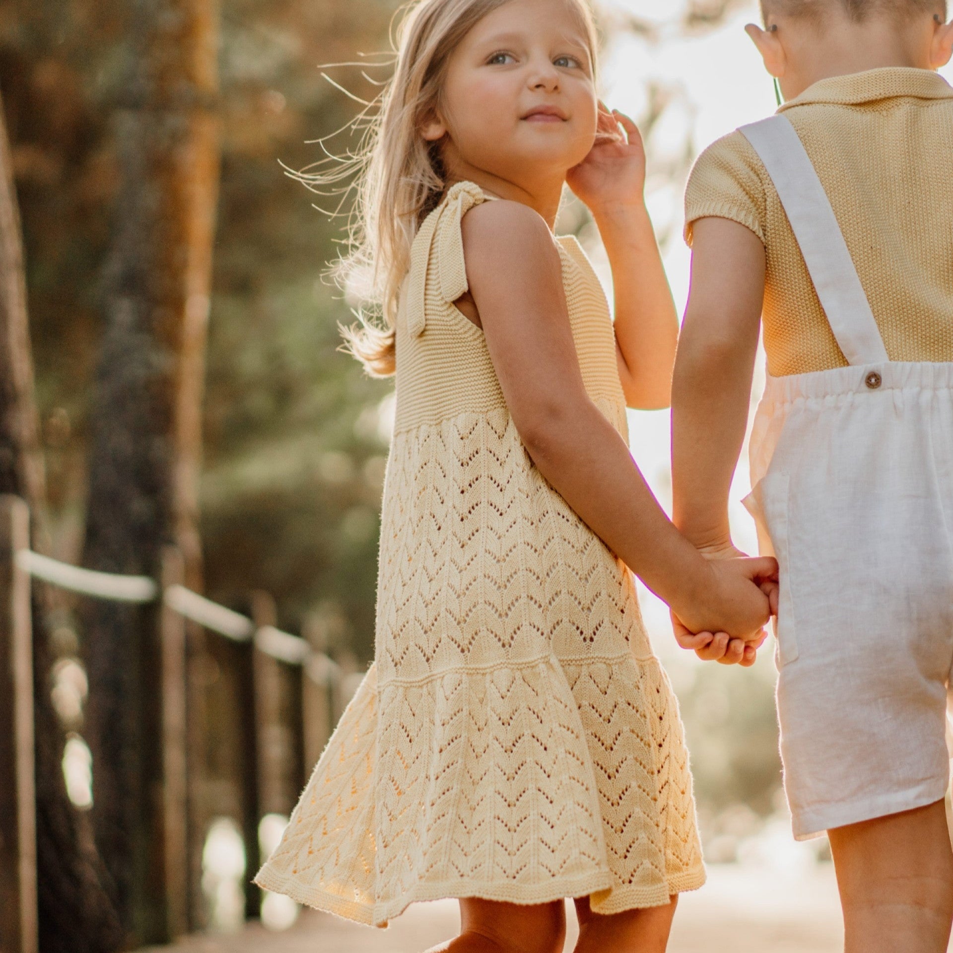 Abitino con Bretelle in Cotone Biologico – SUMMER IN THE VILLAGE - Be Brave Boutique