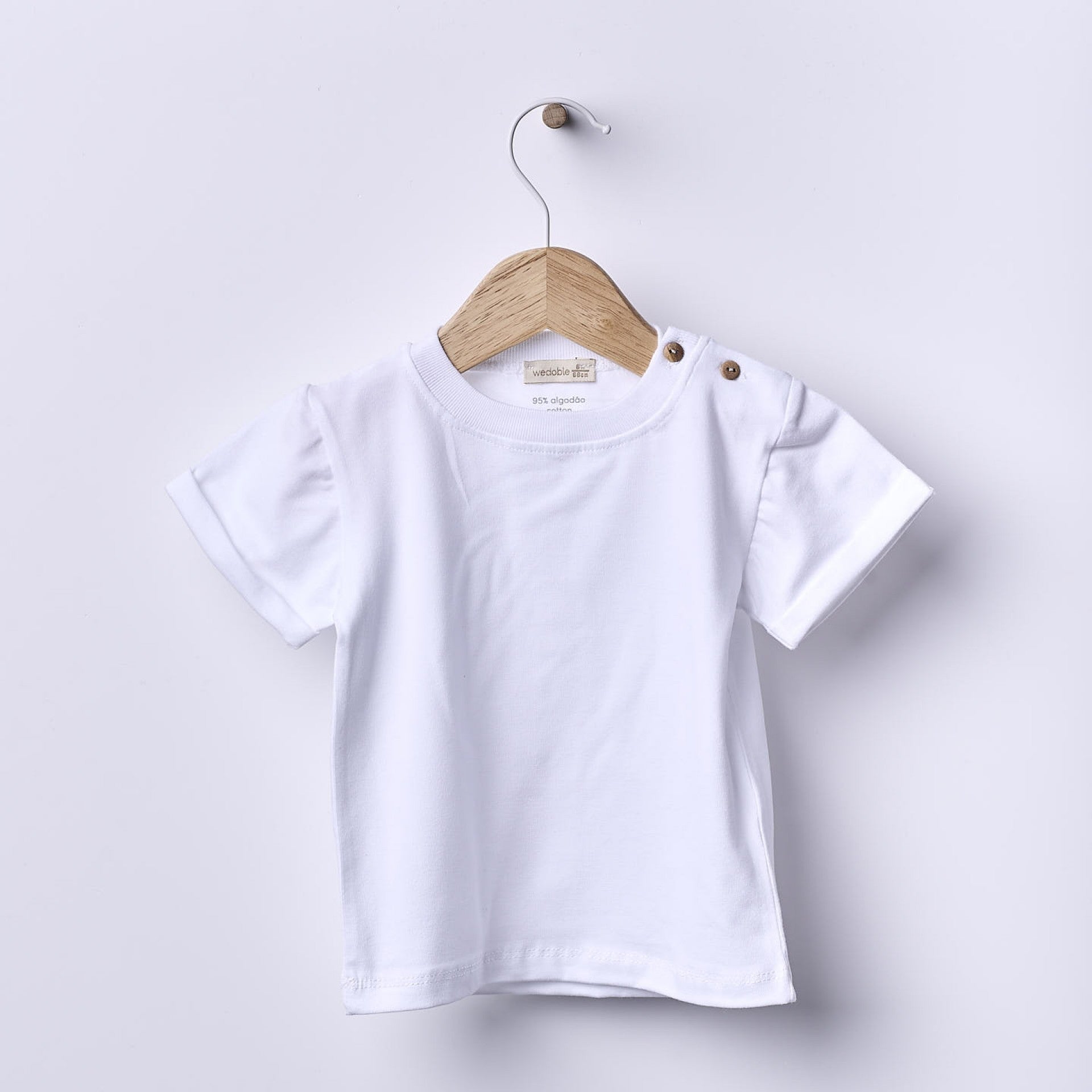 T-shirt a Maniche Corte Bianca per bambini - Be Brave Boutique