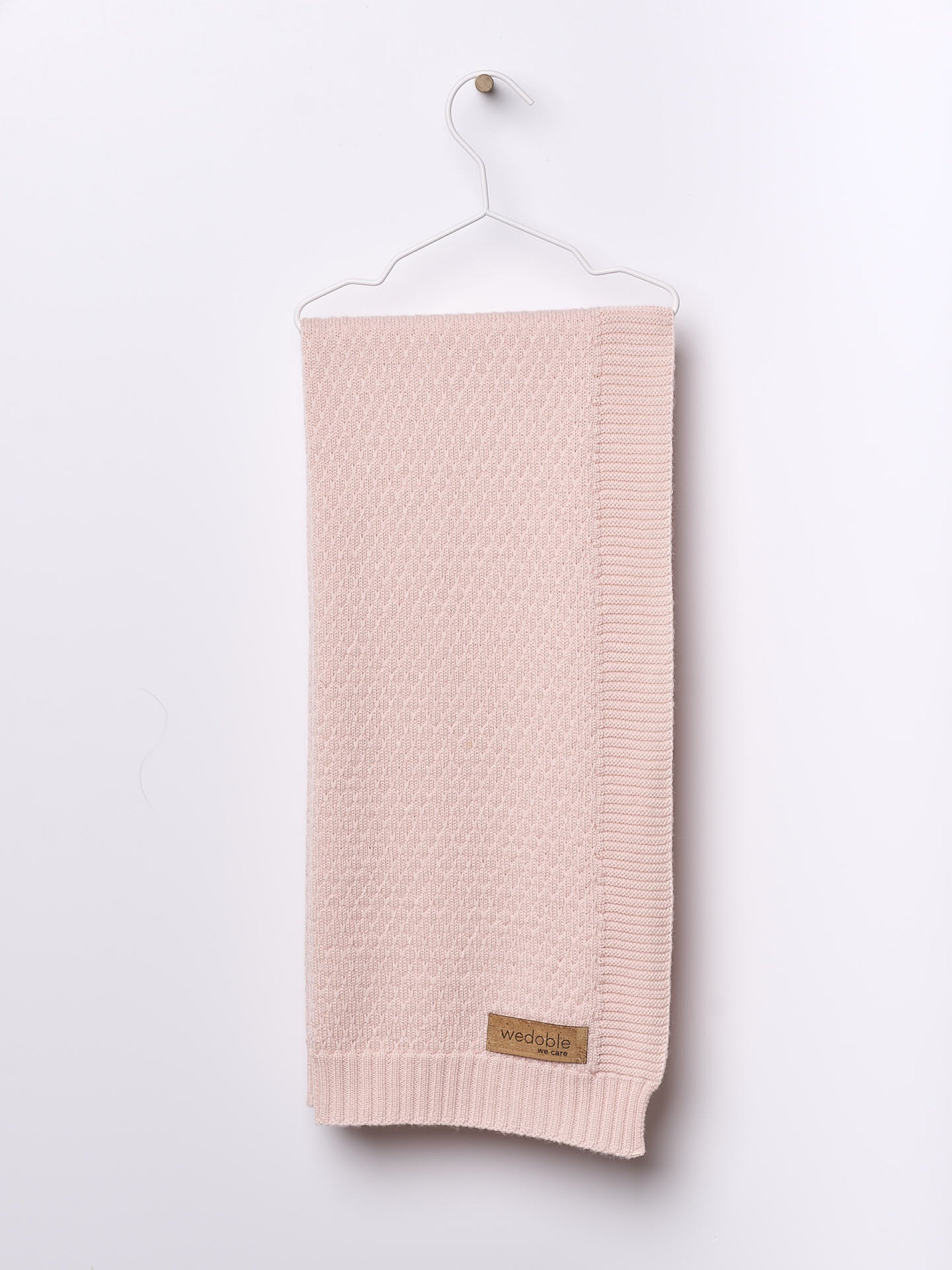 Copertina rosa in Lana 100% - Be Brave Boutique