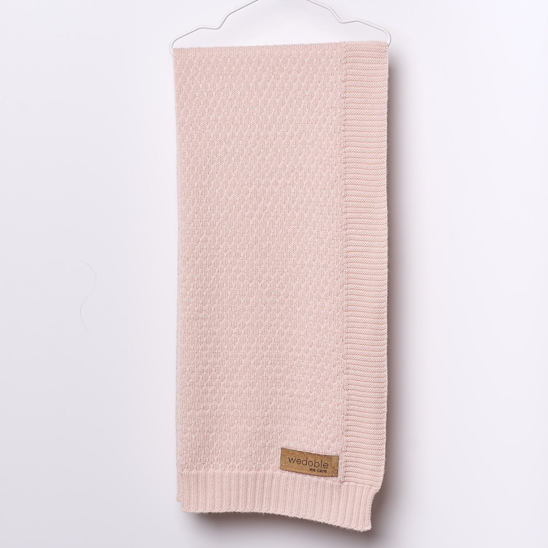 Copertina rosa in Lana 100% - Be Brave Boutique