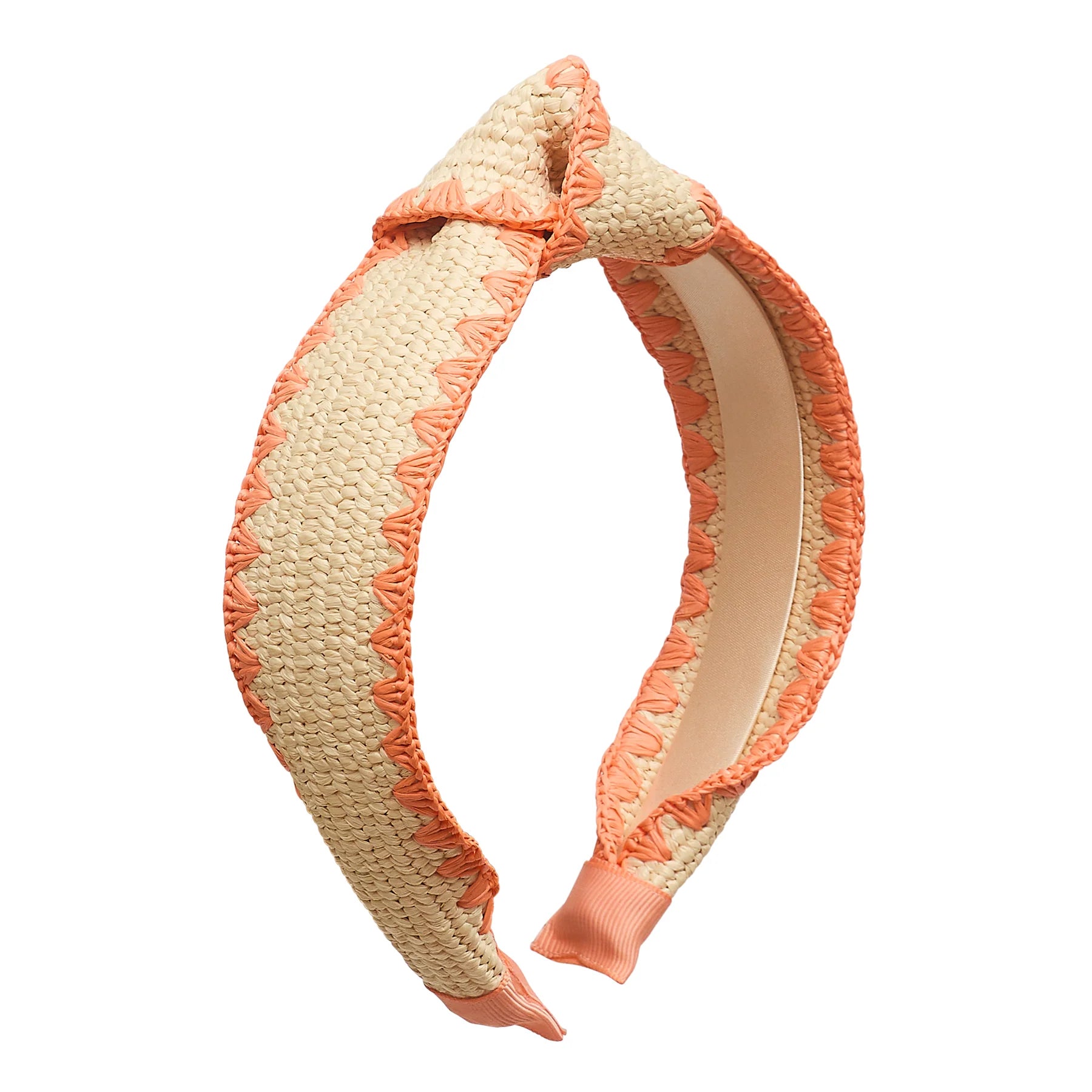 Cerchietto annodato in Rafia