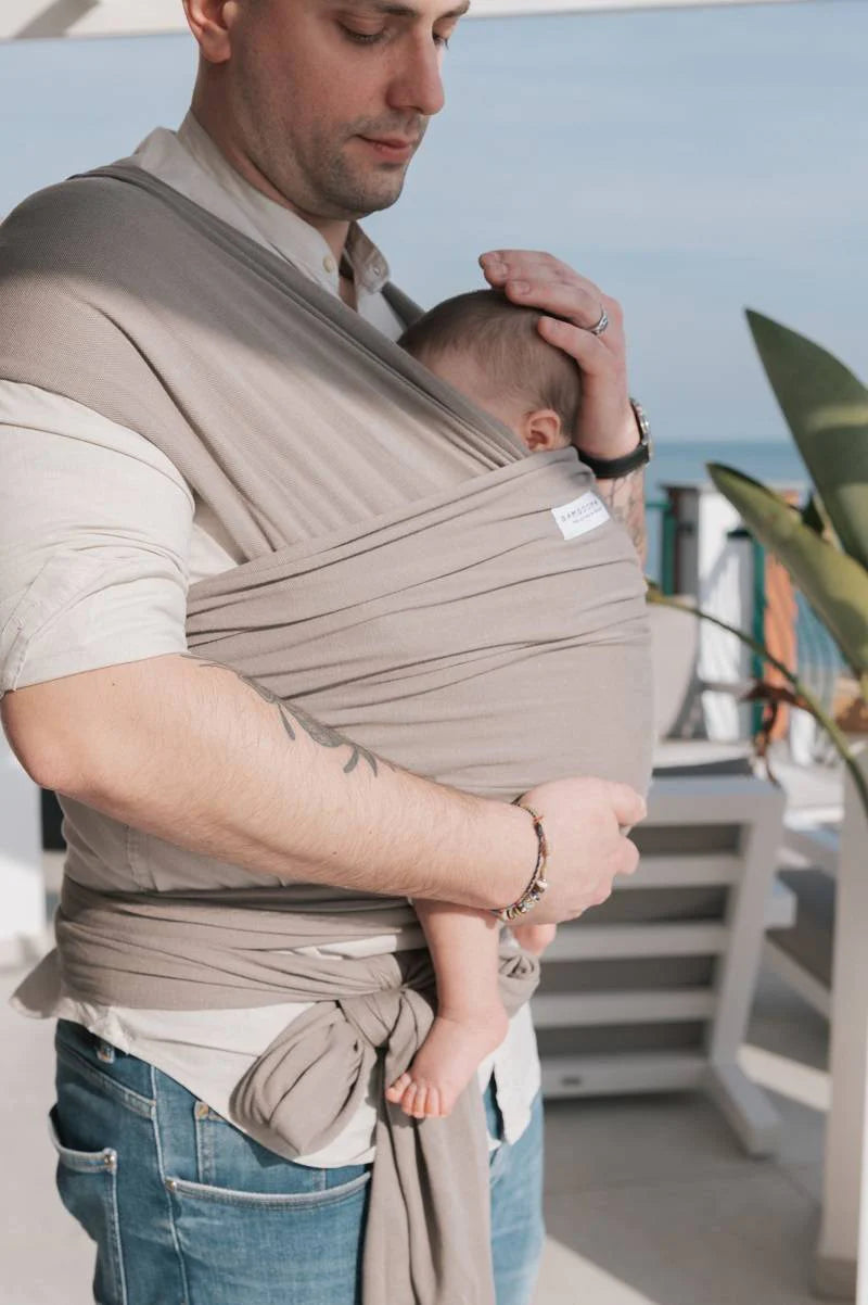 Sling Fascia porta bebe - Sand - Be Brave Boutique