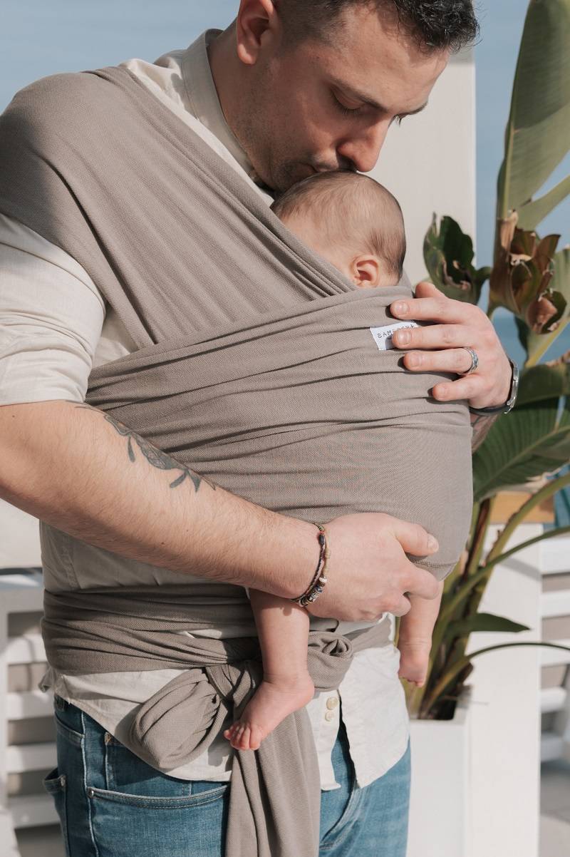 Sling Fascia porta bebe - Sand - Be Brave Boutique