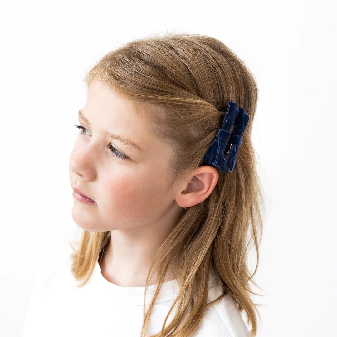 Set Fiocchi Blu Navy - Be Brave Boutique