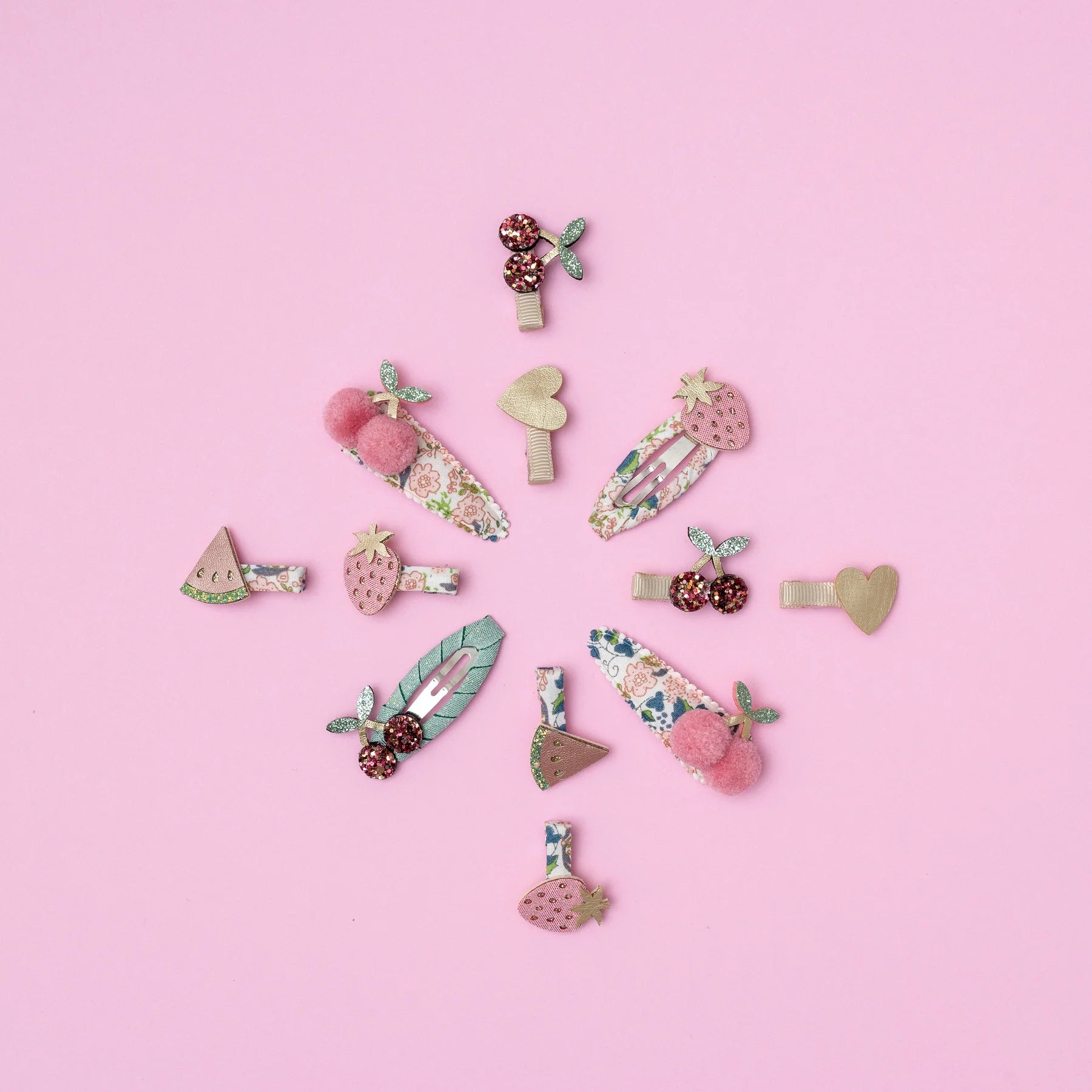 Clip a coccodrillo Floral Fruit - Be Brave Boutique