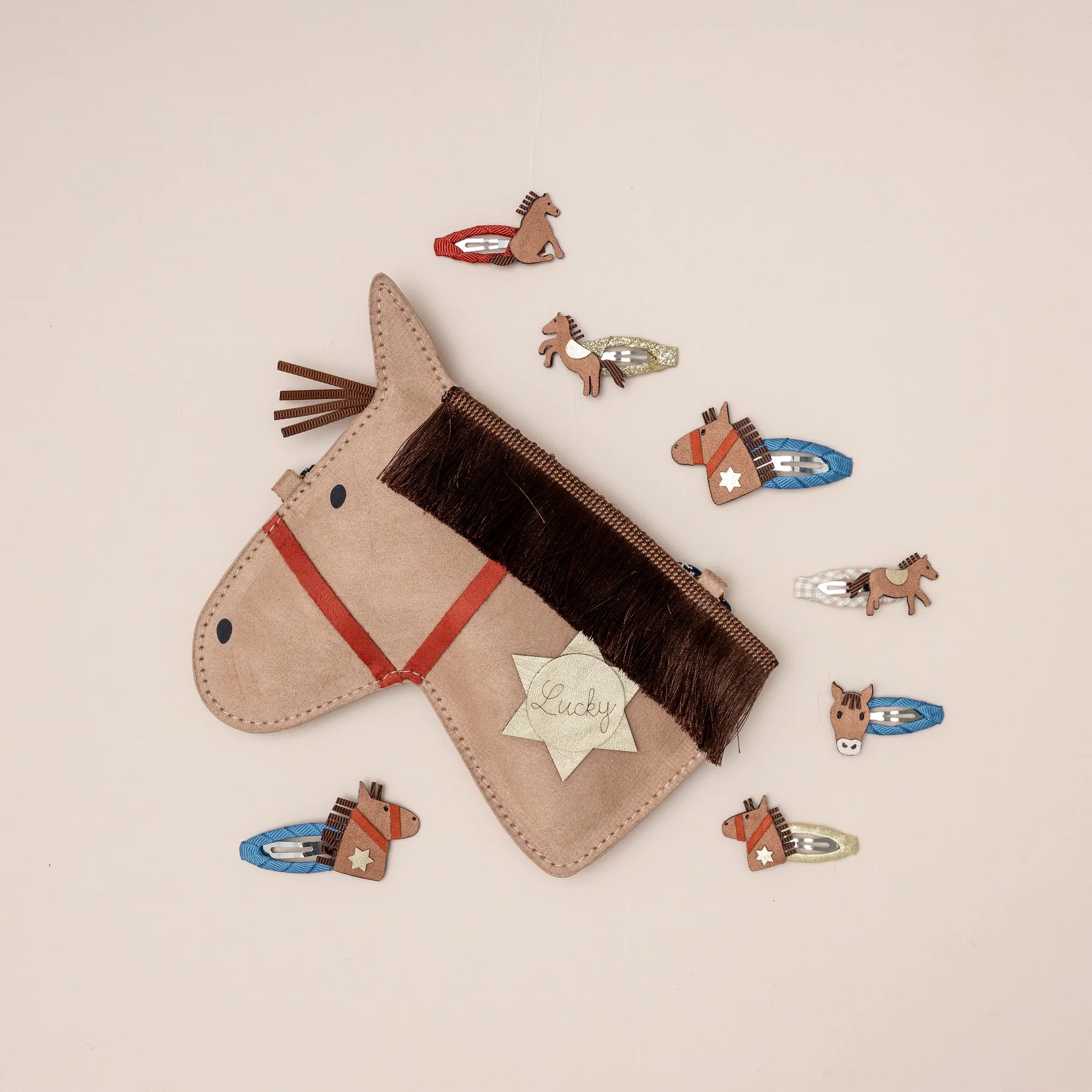 Clip set Lucky Horse - Be Brave Boutique