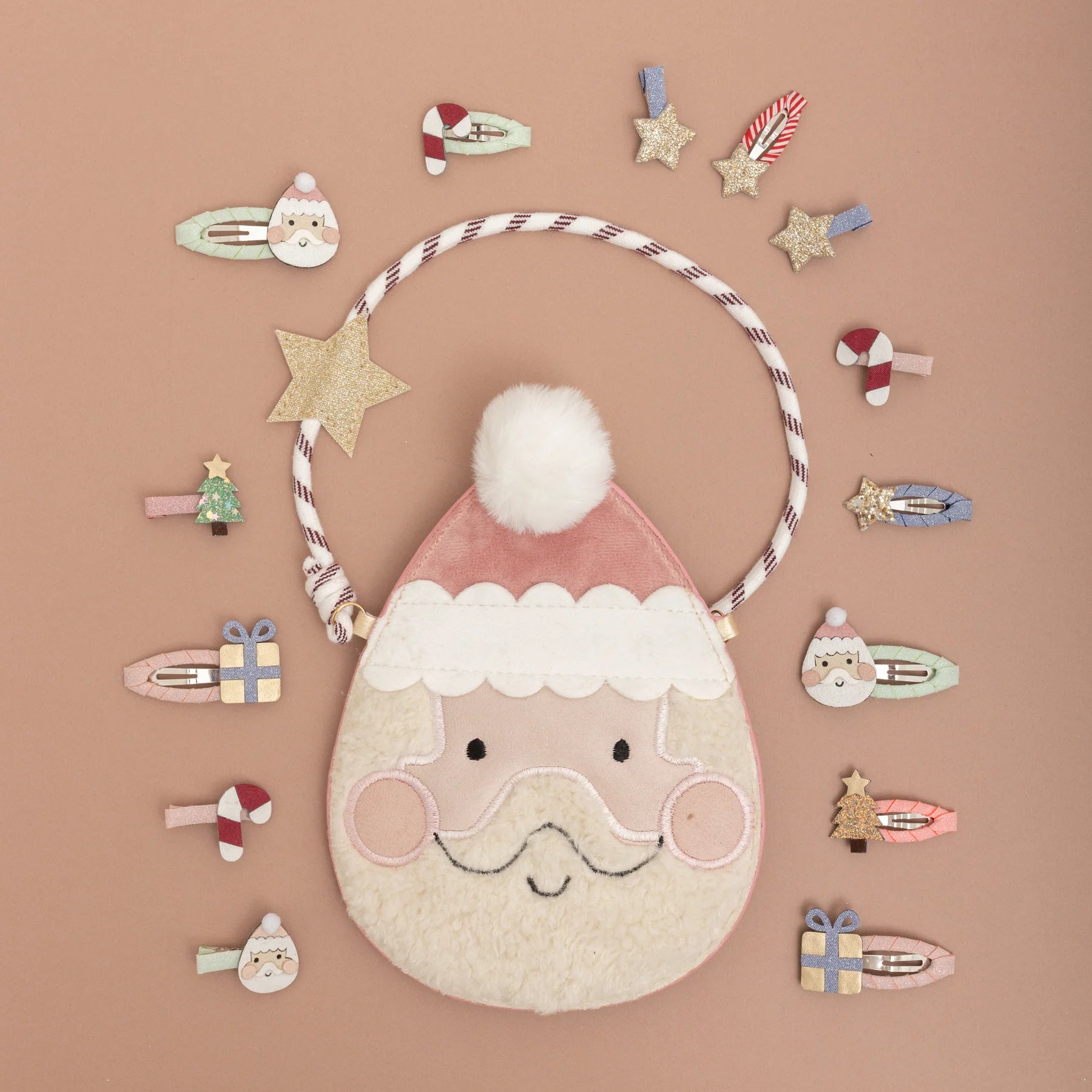 Clip a coccodrillo Natalizie Babbo Natale e Pacco Regalo - Be Brave Boutique