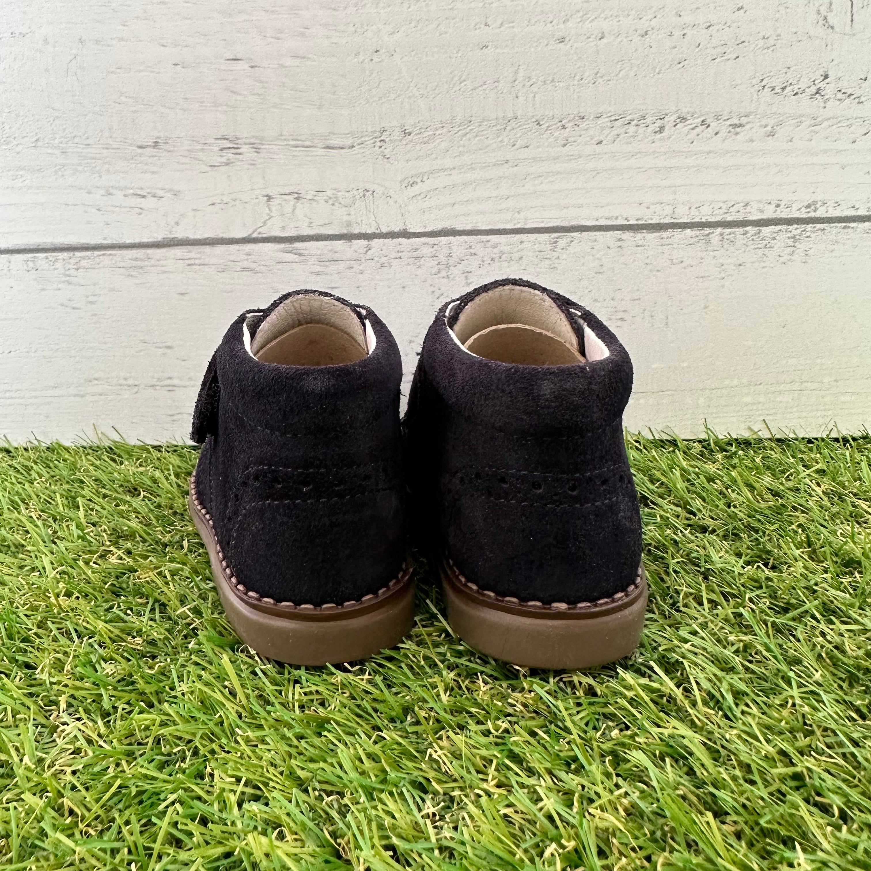 ANDANINES Stivaletto Blu scamosciato con strappo plantare anatomico - Be Brave Boutique