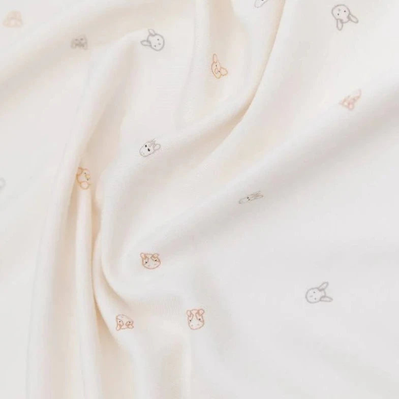 Coperta clinica neonato 75x100 Pure, Animal friends - Be Brave Boutique