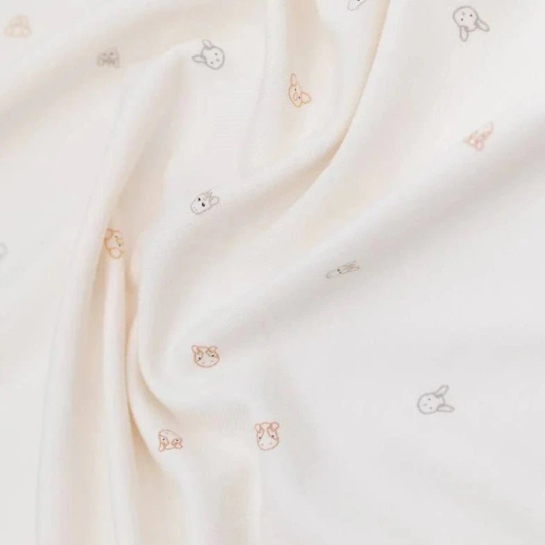 Coperta clinica neonato 75x100 Pure, Animal friends - Be Brave Boutique