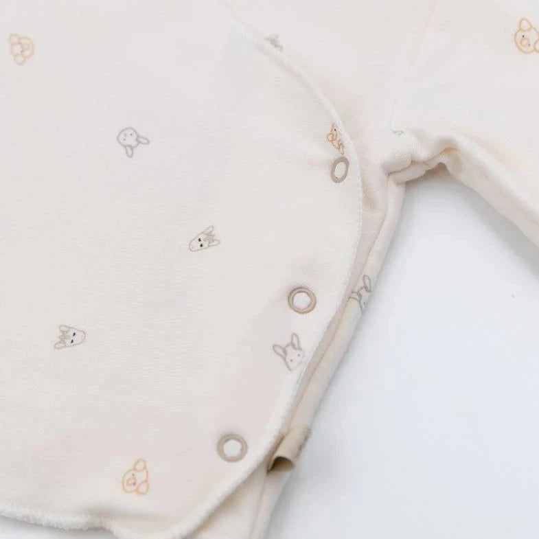 Maglia incrociata neonato Pure - ANIMAL FRIENDS 236 1 MESE - Be Brave Boutique