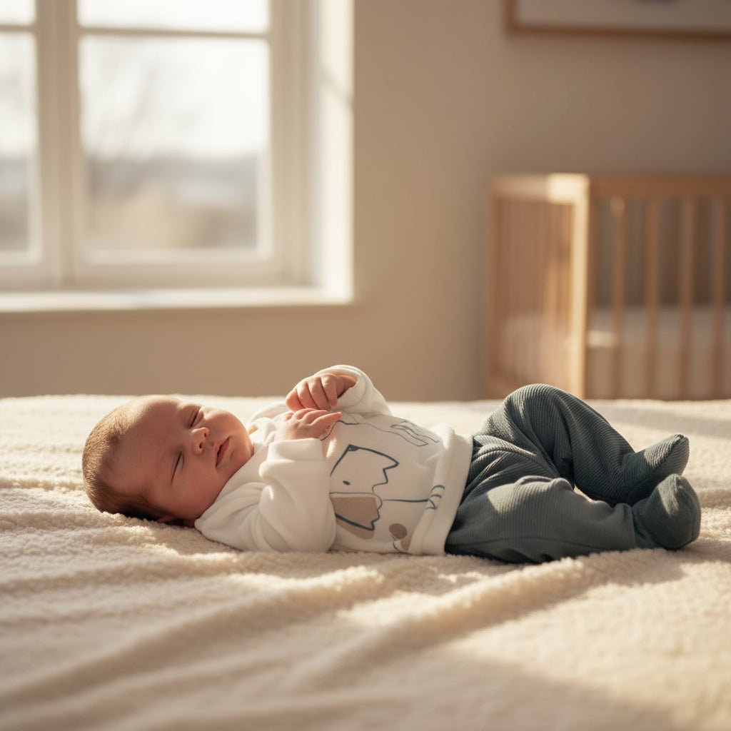 Coordinato Neonato in Ciniglia con Cagnolini