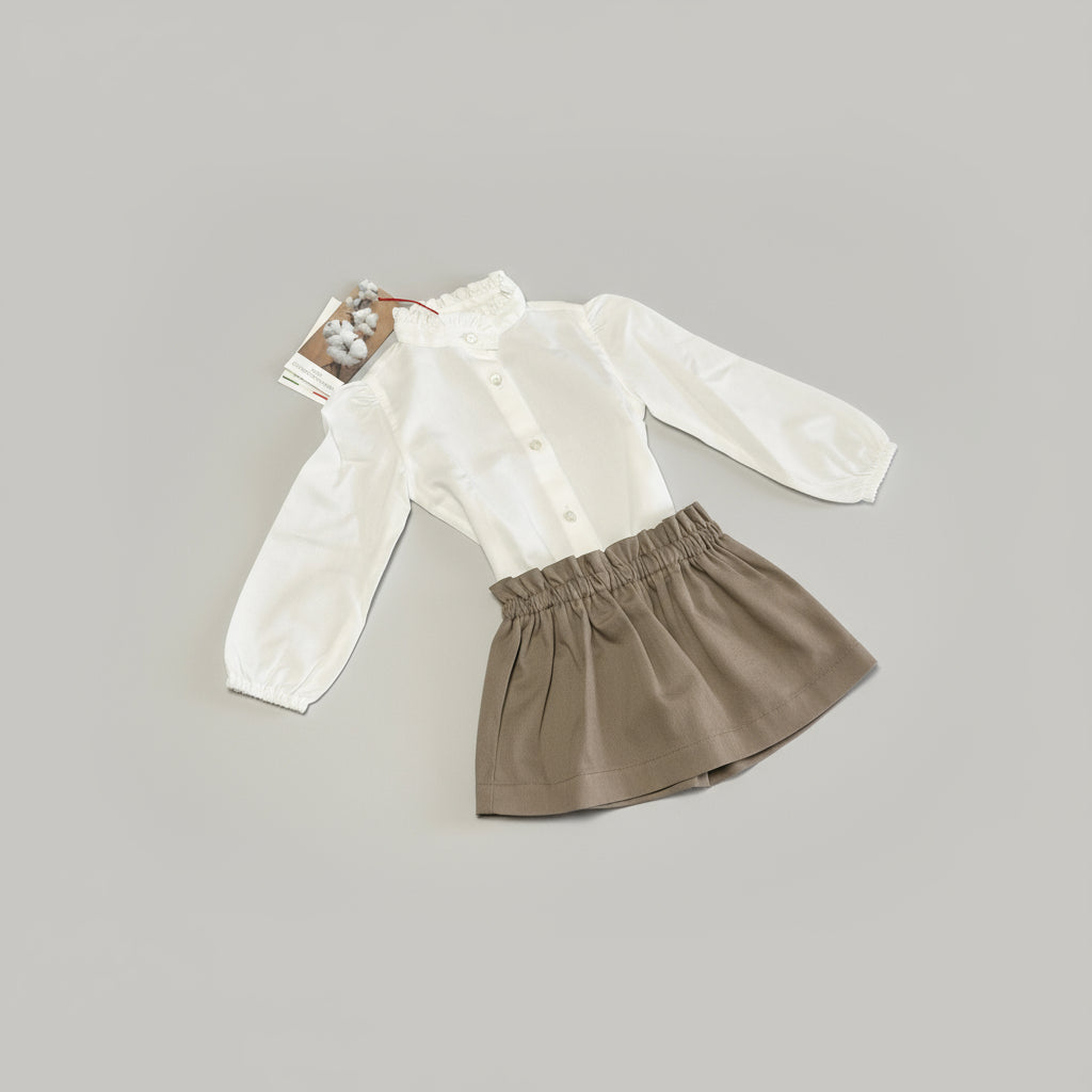 Completo Bimba Gonna e Camicia coreana - Be Brave Boutique