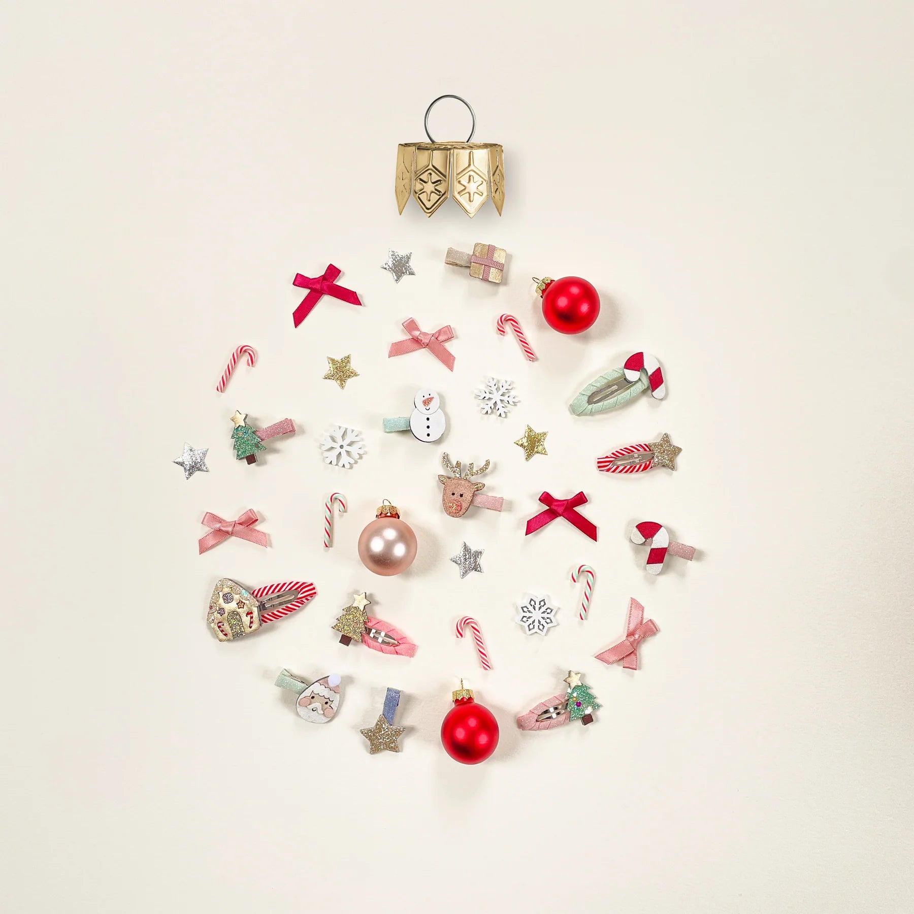 Clip a coccodrillo Natalizie Pan di Zenzero - Be Brave Boutique