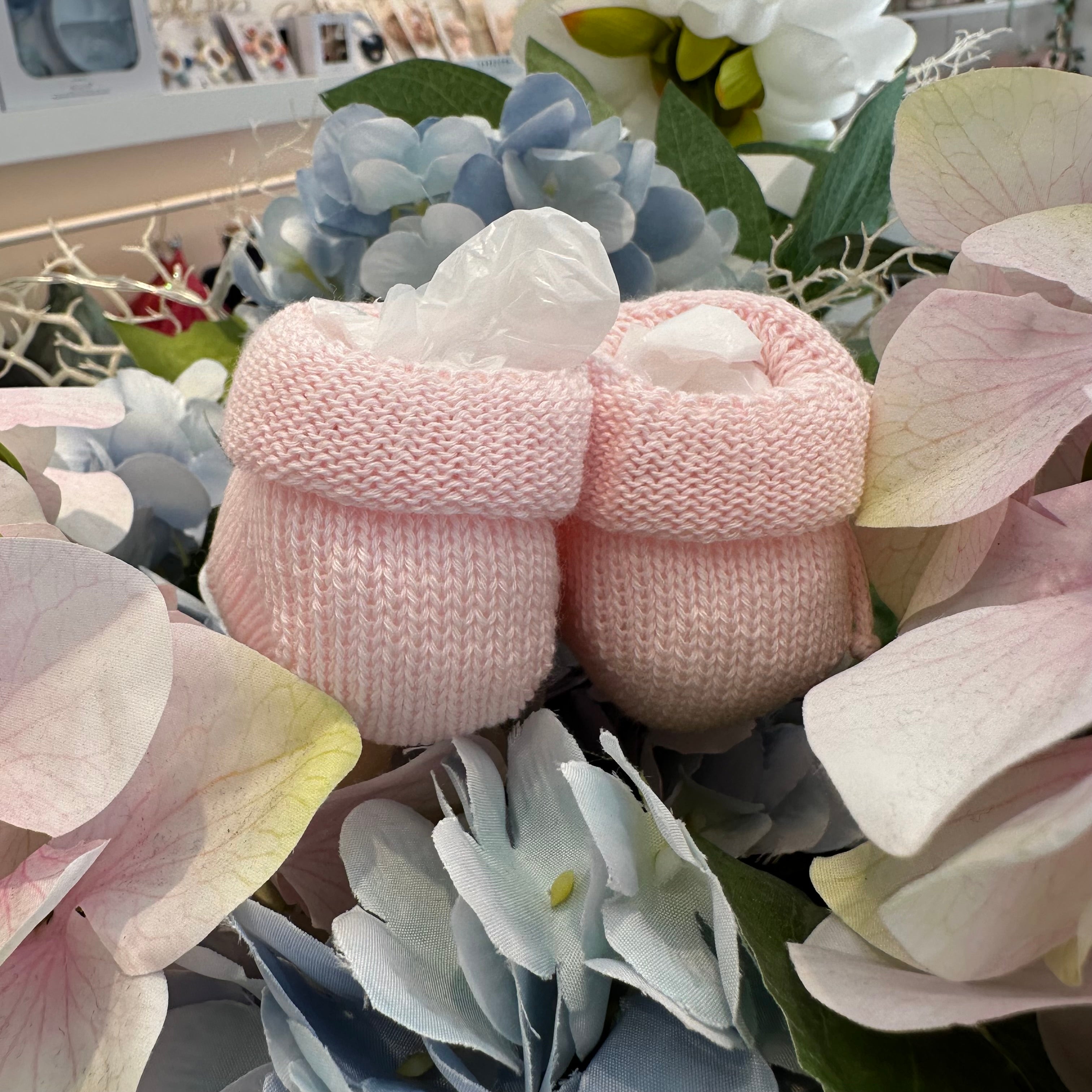 Scarpine nascita Con Orsetto in Caldo Cotone Made in Italy - Be Brave Boutique