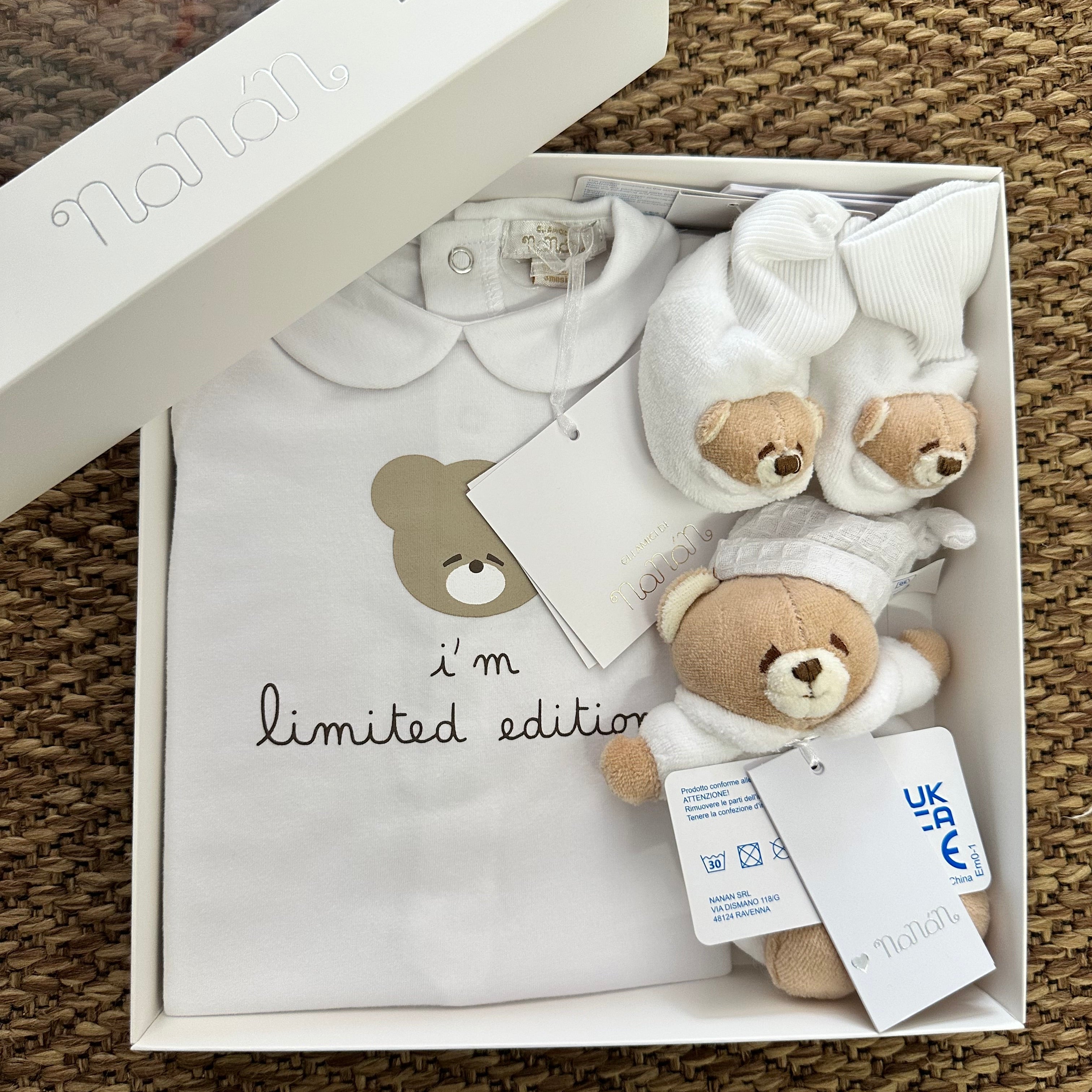 Nanan set regalo nascita 3 pezzi - Be Brave Boutique