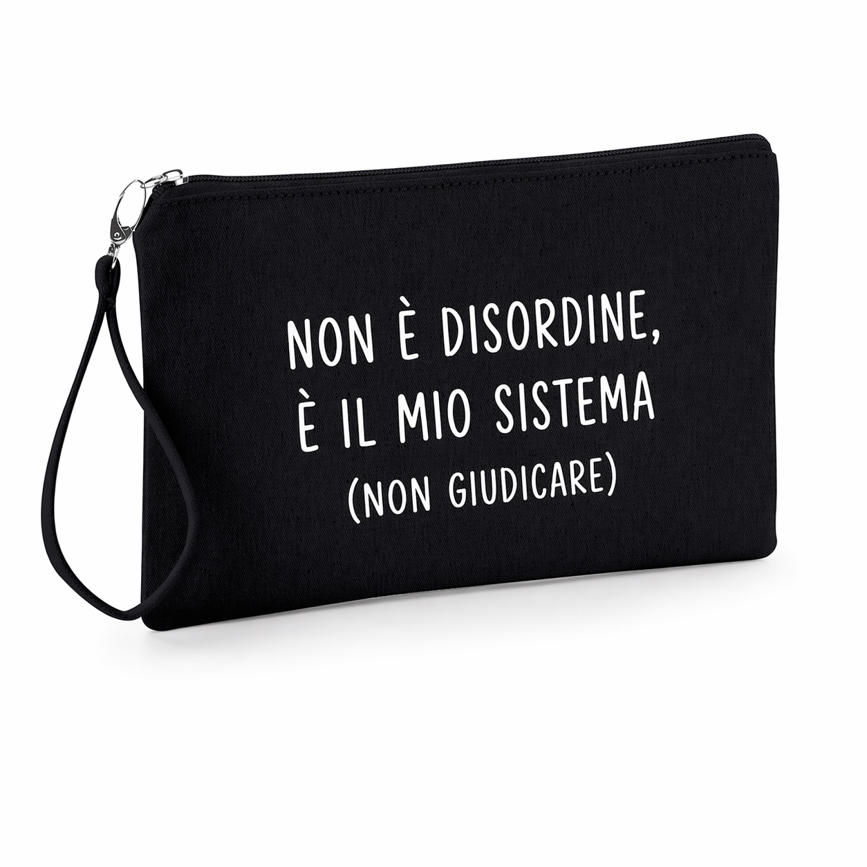 Pochette in cotone Frase divertente idea regalo amica, addio al nubilato, collega