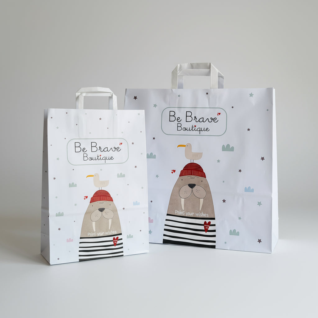 Acquista le nostre Borse per i Tuoi Prodotti/Regali: Disponibili in Due Misure - Be Brave Boutique