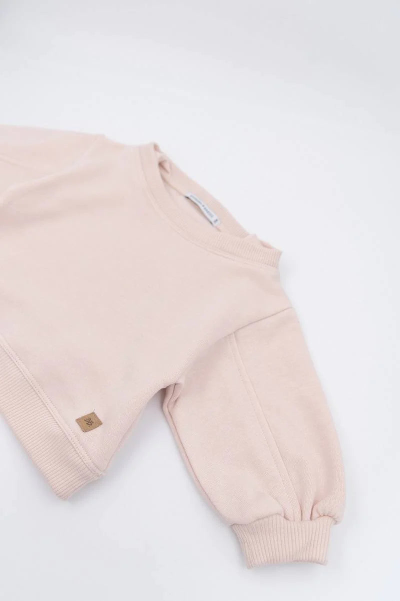 Maglia tuta off-shoulder bimba - Water Pink 77 - Be Brave Boutique