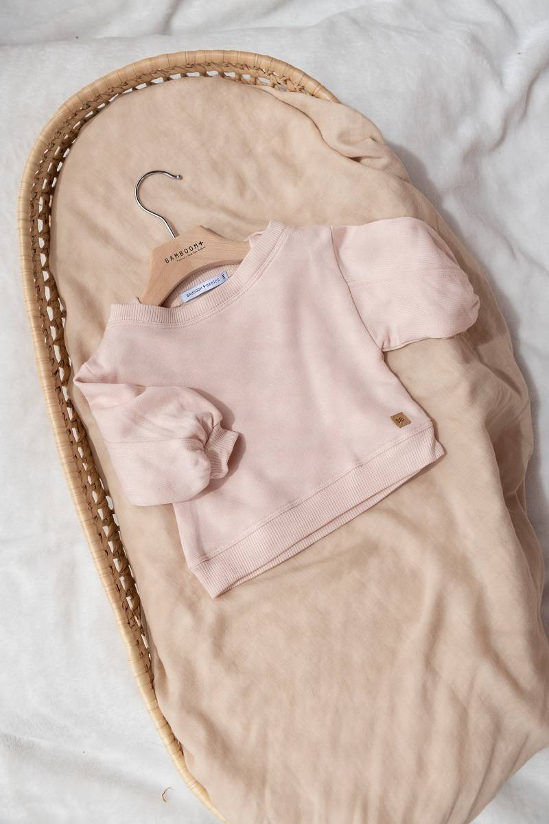 Maglia tuta off-shoulder bimba - Water Pink 77 - Be Brave Boutique