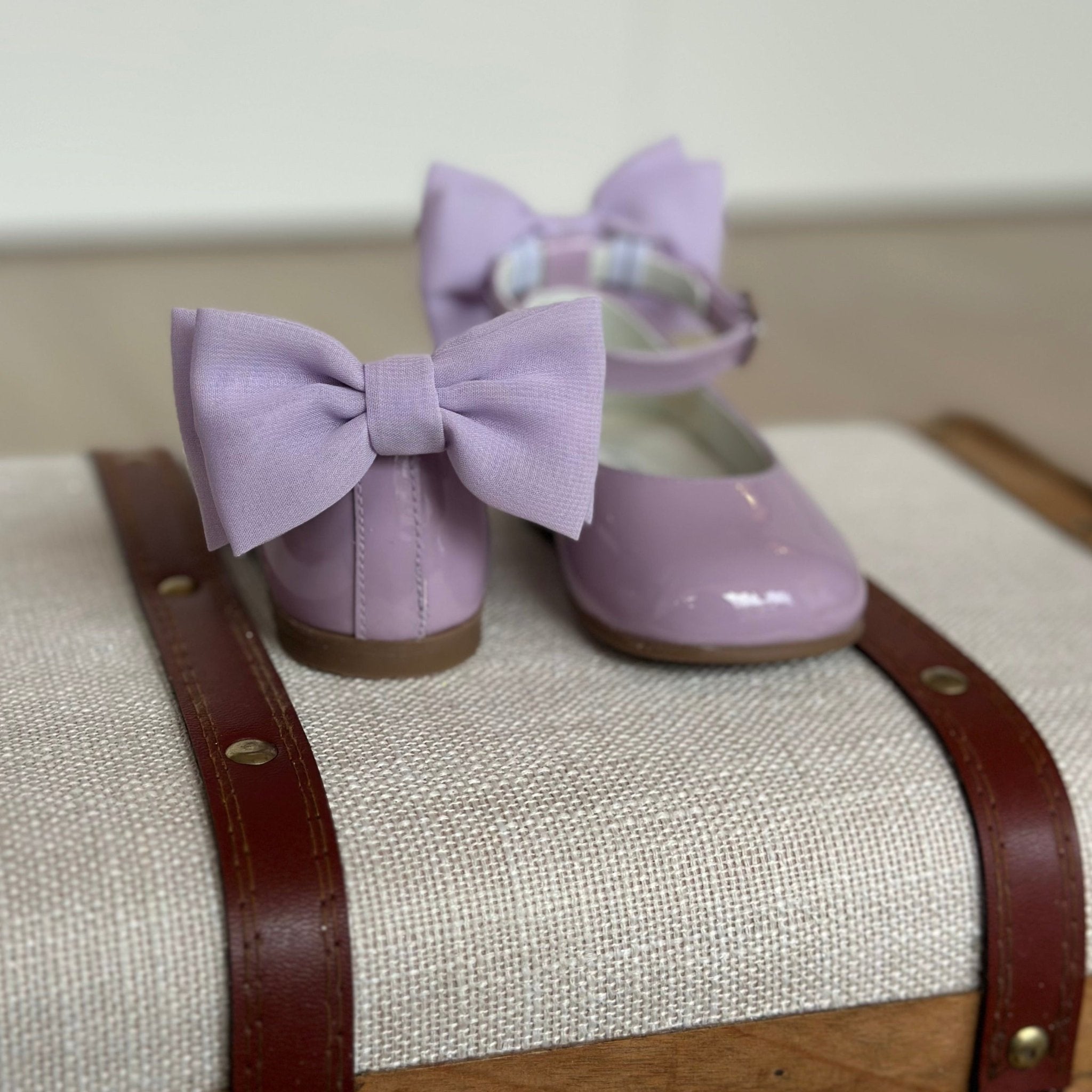 ANDANINES Ballerine eleganti con fiocco Lavanda e plantare anatomico - Be Brave Boutique