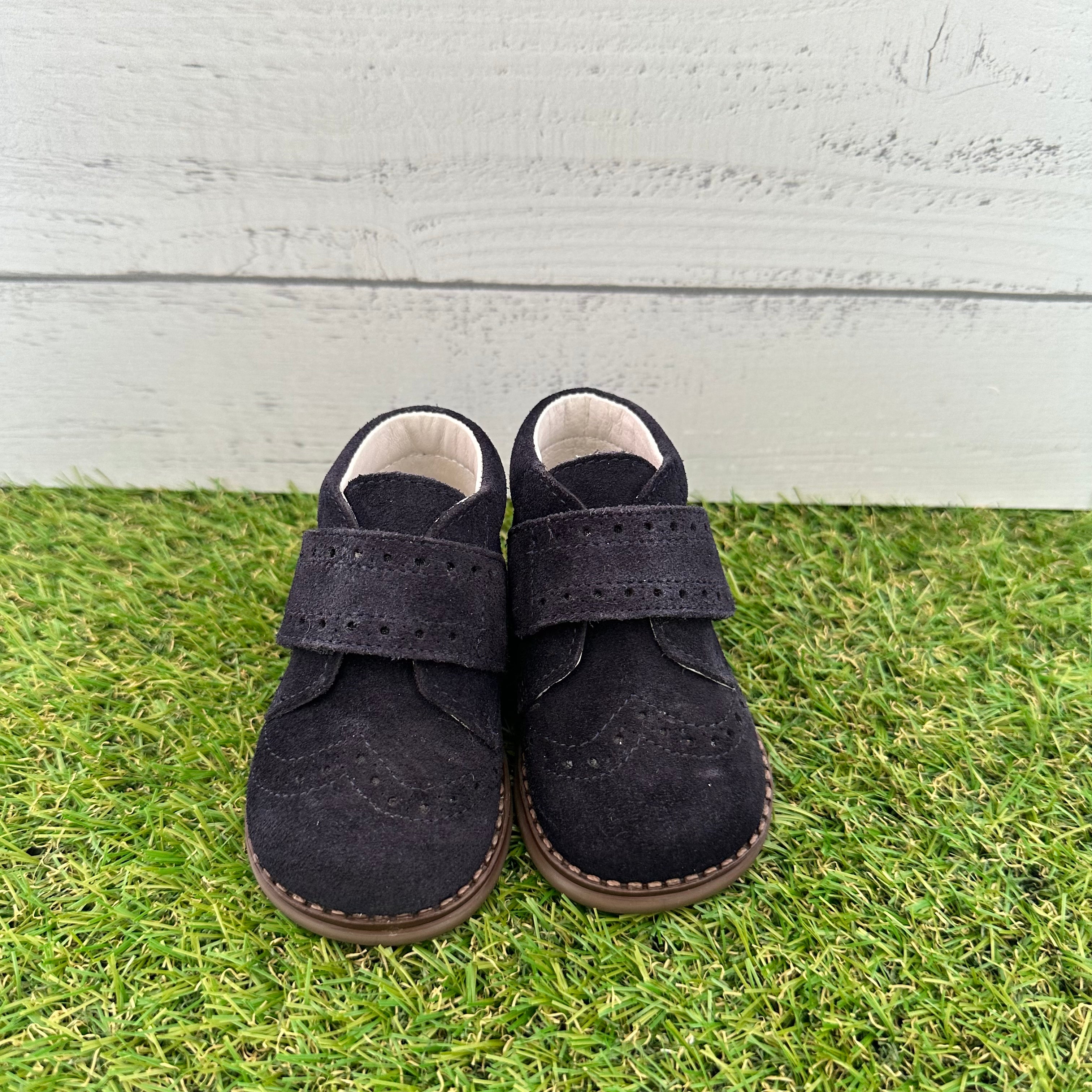 ANDANINES Stivaletto Blu scamosciato con strappo plantare anatomico - Be Brave Boutique