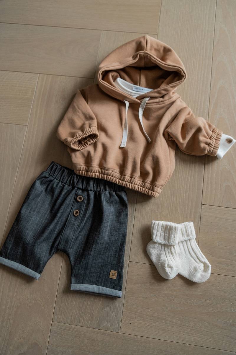 Maglia Hoodie bimbo - Camel 79 - Be Brave Boutique