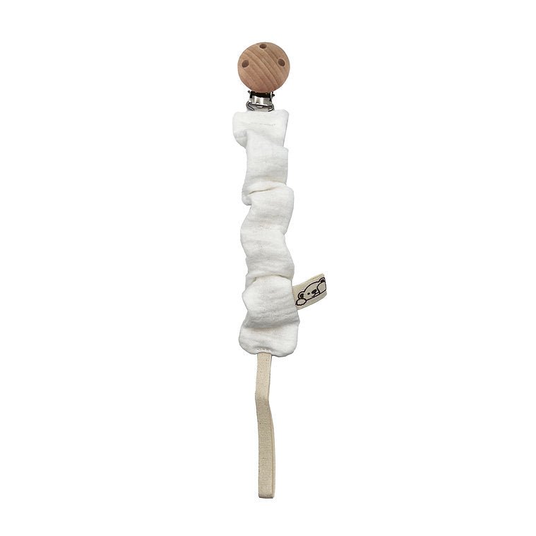 Porta ciuccio Simple Bianco Cucusettete - Be Brave Boutique