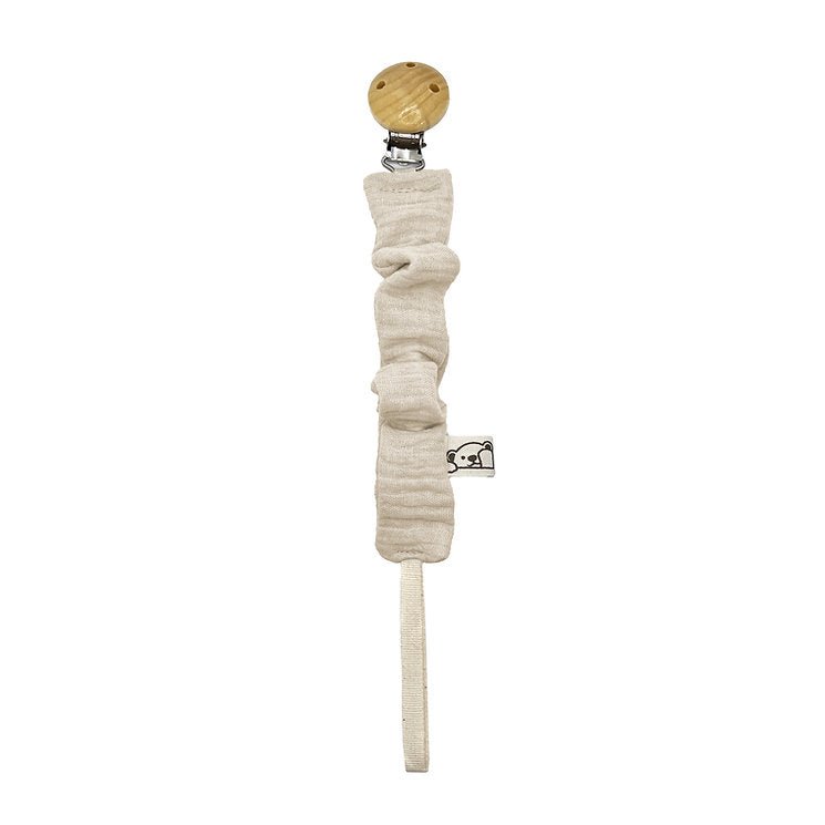 Porta ciuccio Simple Crema Cucusettete - Be Brave Boutique