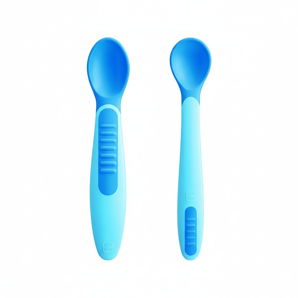 Cucchiaini con coperchio MAM- posate per bambini Termosensibili 2 Pezzi