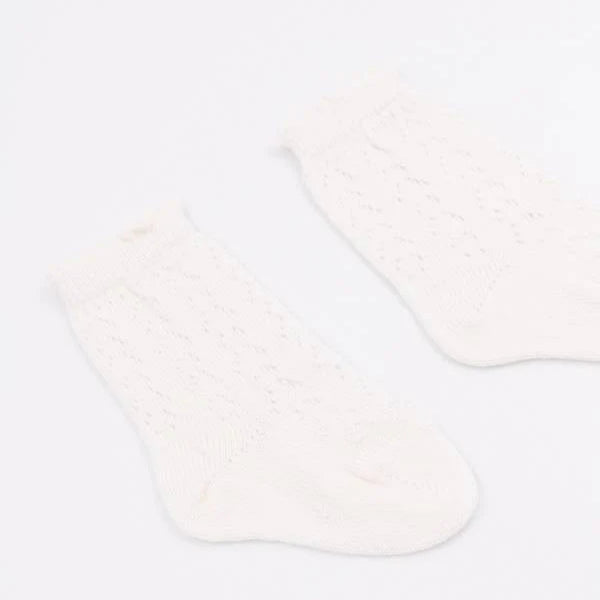 Calze Traforate Bimba - PANNA 02 - Be Brave Boutique