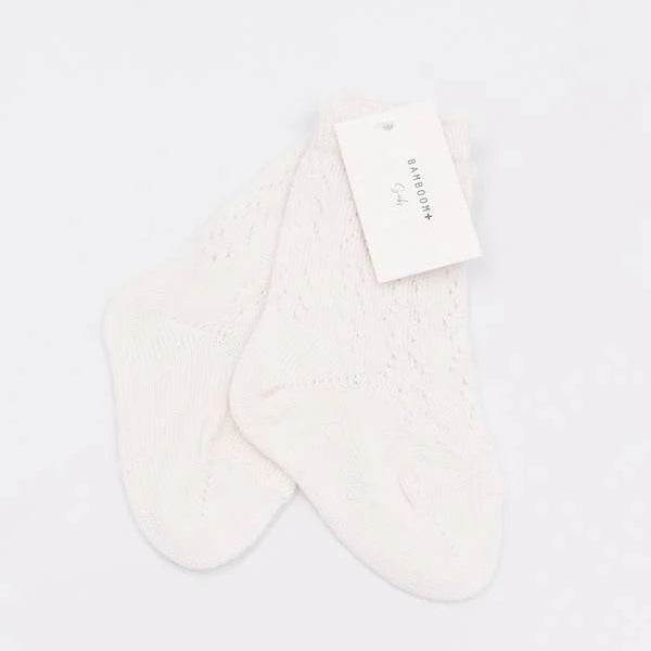 Calze Traforate Bimba - PANNA 02 - Be Brave Boutique
