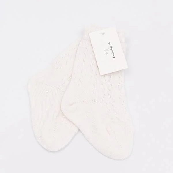 Calze Traforate Bimba - PANNA 02 - Be Brave Boutique