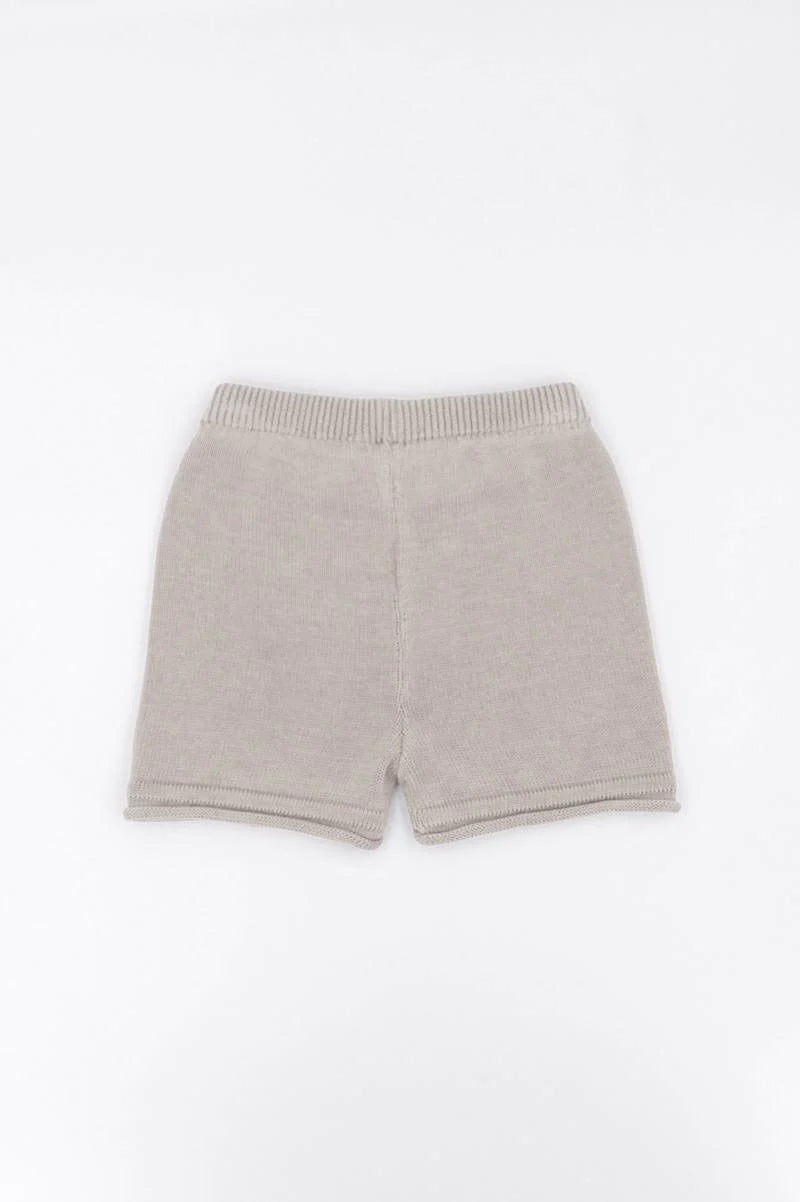 Pantalone Corto Knitted - CAMMELLO 33 - Be Brave Boutique