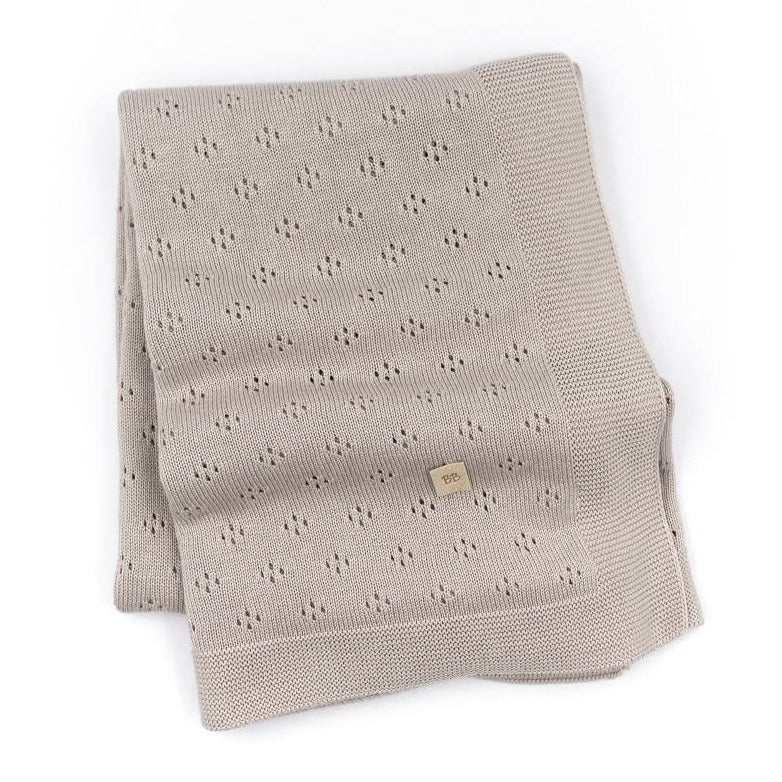 Copertina Traforata Knitted - CAMMELLO 331 - Be Brave Boutique