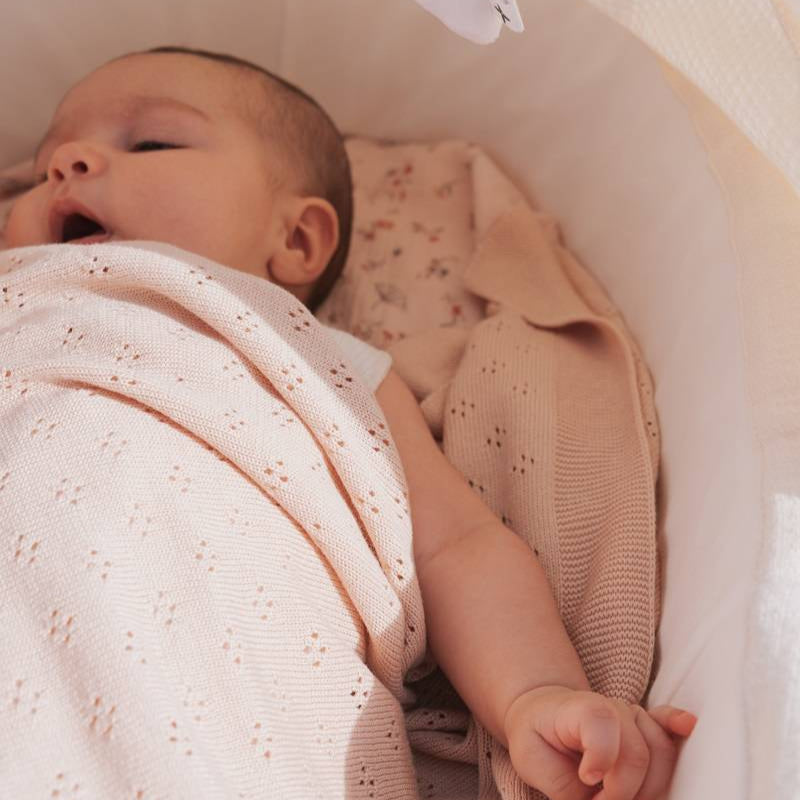 Copertina Traforata Knitted - ROSA 461 - Be Brave Boutique