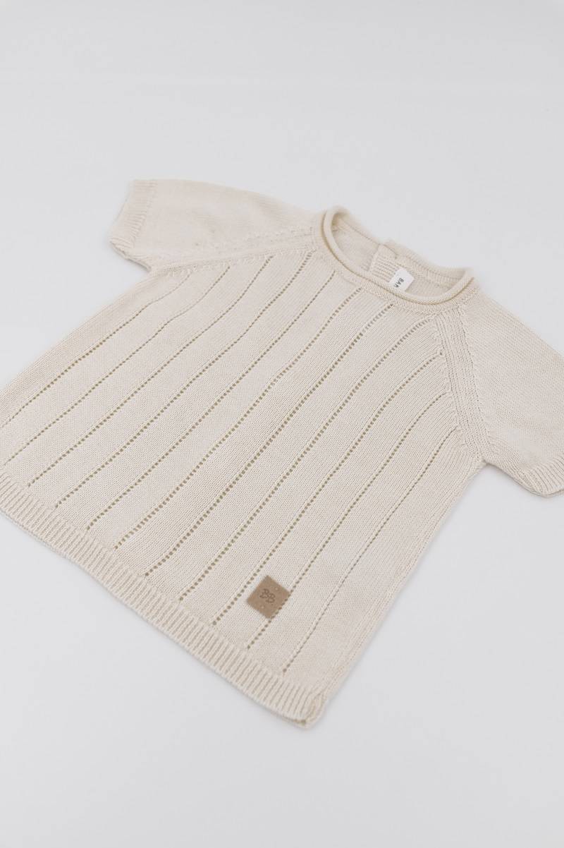 Maglia righe Knitted - BIANCO 01 - Be Brave Boutique