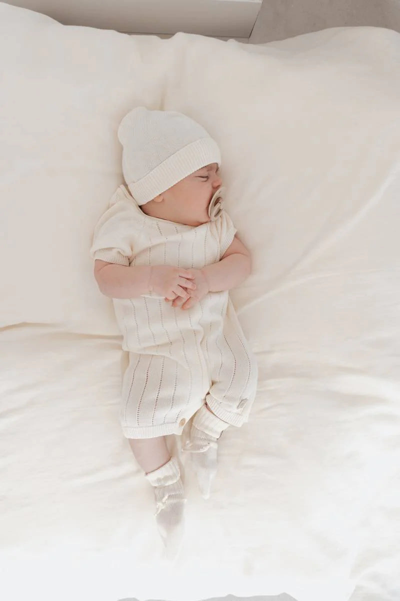 Pagliaccetto Righe Knitted - BIANCO 31 - Be Brave Boutique