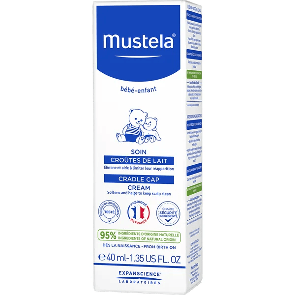 Mustela Trattamento Crosta Lattea 40 ml Trattamento per Neonati - Be Brave Boutique