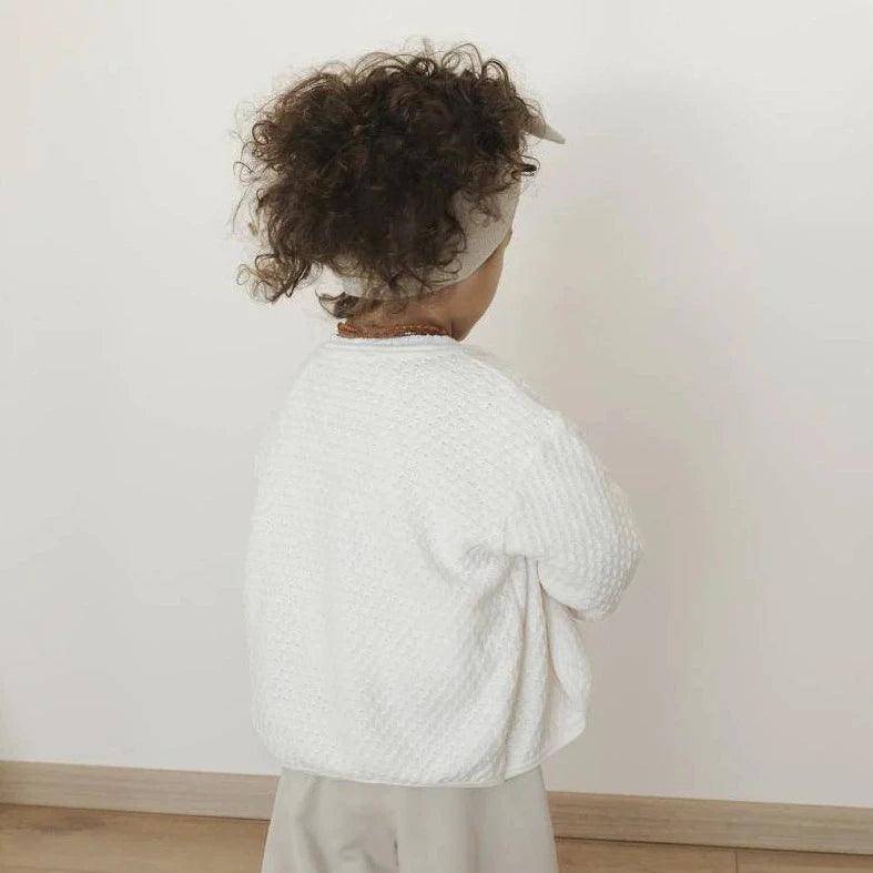 Cardigan a maglia bimba - OFFWHITE 711 - Be Brave Boutique