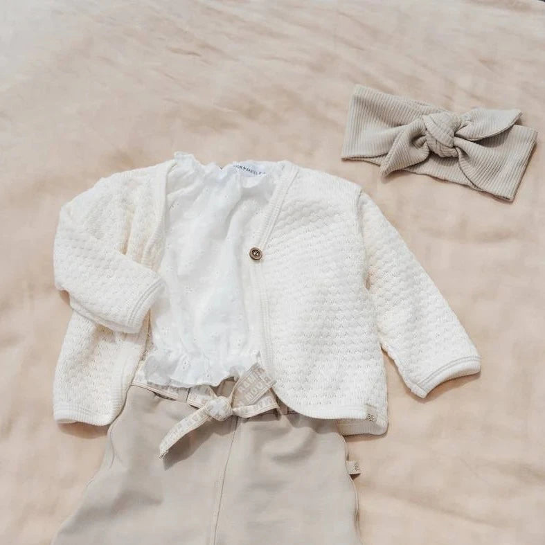 Cardigan a maglia bimba - OFFWHITE 711 - Be Brave Boutique