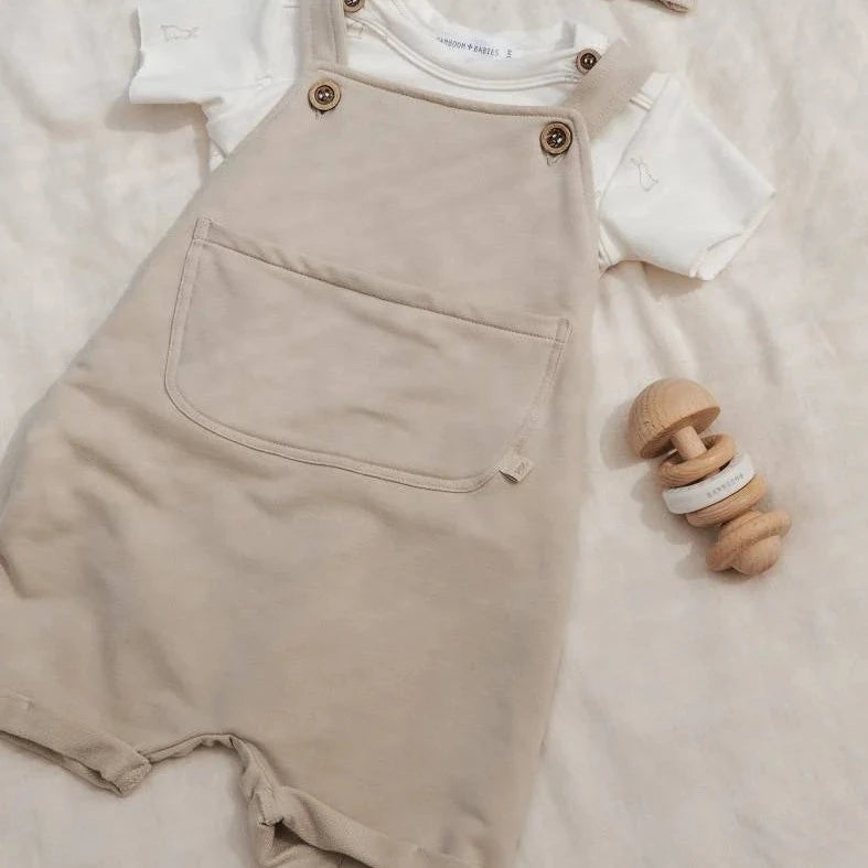 Salopette c/tascone bimbo - SABBIA 19 - Be Brave Boutique