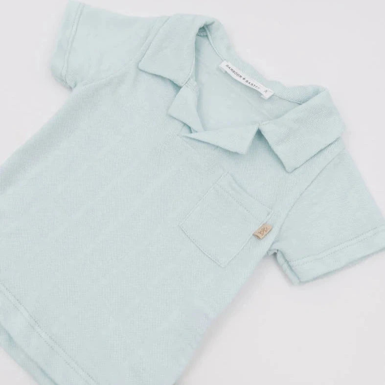 Shirt Polo bimbo - WATER PETROL 513 - Be Brave Boutique