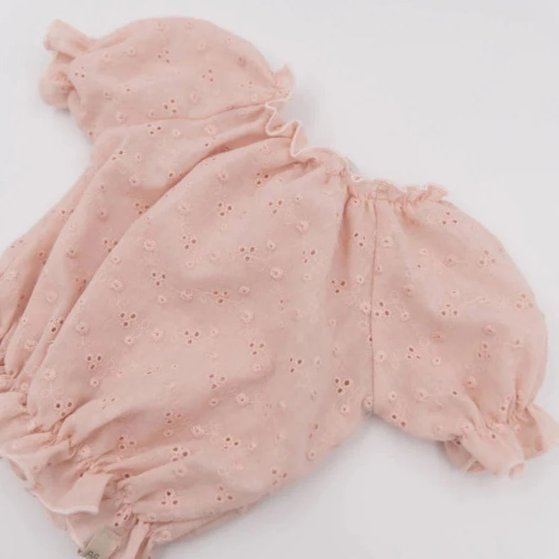 Shirt maniche corte sangallo - WATER PEACH 484 - Be Brave Boutique